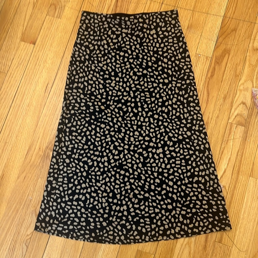 Midi slip skirt